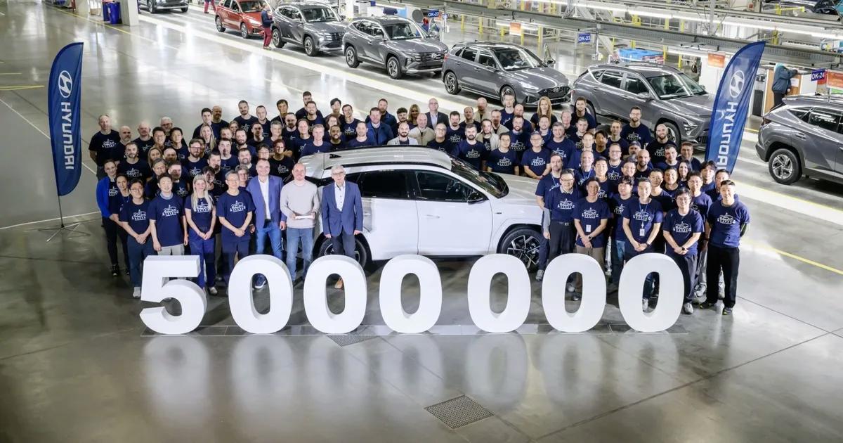 Hyundai Çek fabrikasında 5 milyonuncu aracını üretti