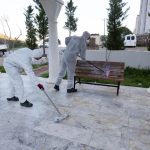 İzmir Narlıdere’de camilerde temizlik çalışması