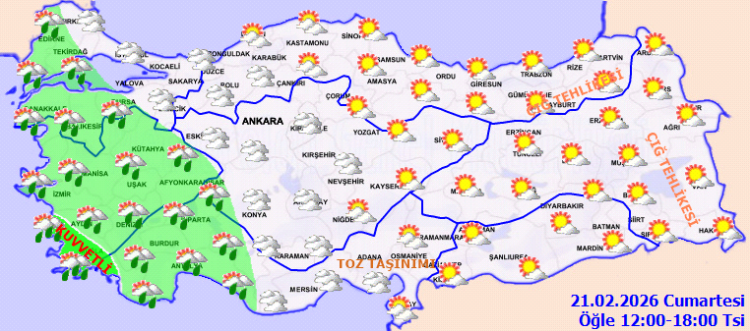 Sistemli Hava Durumu Raporu: Türkiye Genelinde Yağışlar, Sıcaklık Artışları ve Çığ Tehlikesiyle Dikkat Edin
