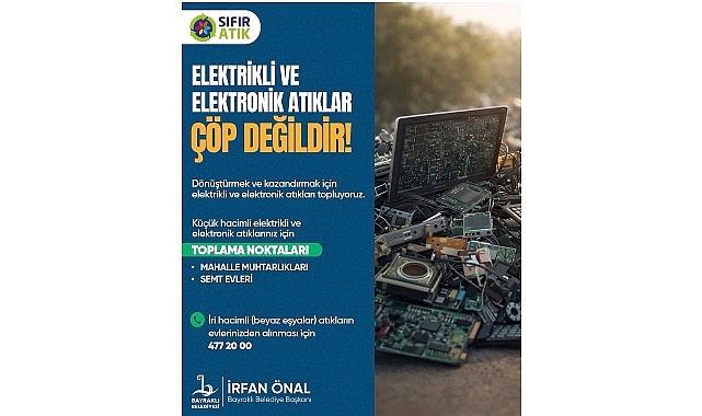 Bayraklı’daki Elektronik Atık Devrimi: Küçük ve Büyük Ağırlıkları Biraraya Getiren Geri Dönüşüm Ağı