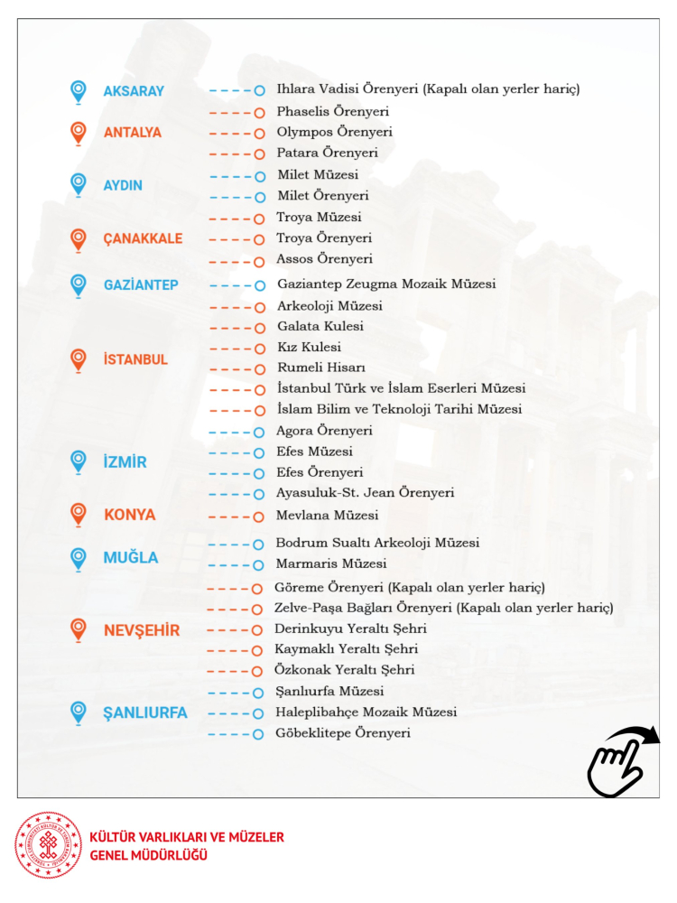 Bayramda Kültür Zirvesi: Türkiye’nin Önemli Tarihi Noktaları Ziyarete Açık