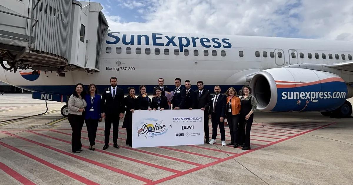 Bodrum Körfezi’nde Yazın İlk Gölgesi: Frankfurt’tan Gelen Uçakla Milas-Bodrum’da Yeni Sezon Başladı