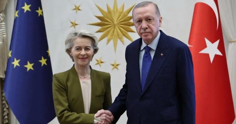 Cumhurbaşkanı Erdoğan AB Komisyonu Başkanı ile görüştü