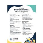 Deprem Haftasıyla Şehrin Kalbinde Hazırlık Rüzgârı: Üsküdar Belediyesi, Toplumsal Bilinç İçin Büyüyen Etkinlikler Dizisi