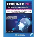 EMPOWER ME: Buca’da Gençler için Üretken Yapay Zekâ Eğitimi Başladı – Dijital Yetkinlikte Sınırları Zorlayan Program