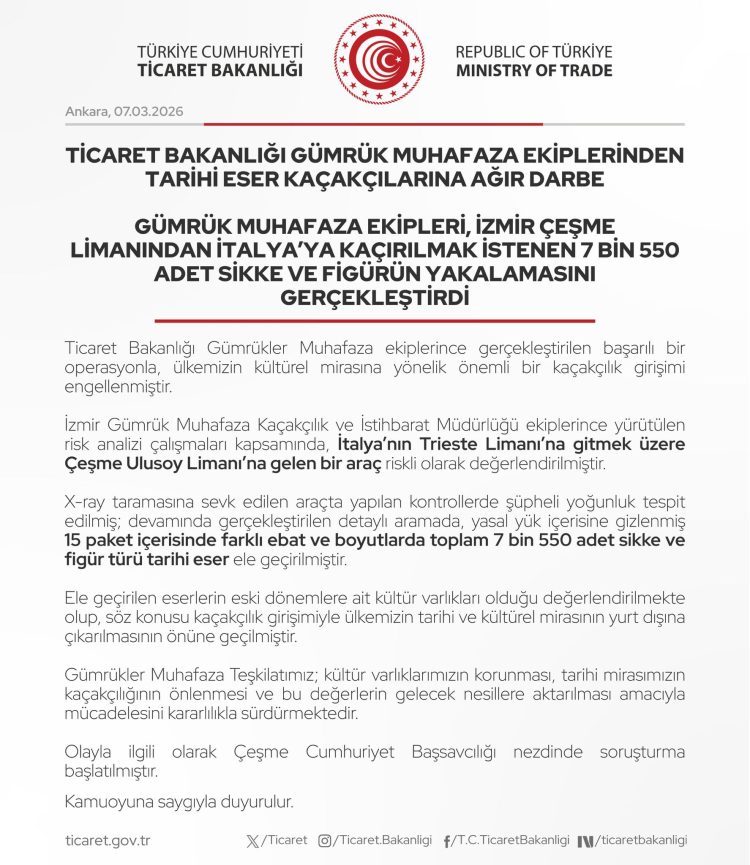 Gümrük Ejderlerinin Görünmez Engel: Tarihi Eser Kaçakçılığını Önleyen Büyük Operasyon