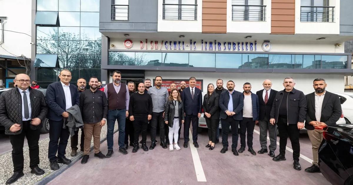 İzmir’de Dayanışma ve Diyalog Vurgusu: Tugay, DİSK Ege Temsilciliği’ni Ziyaret Etti
