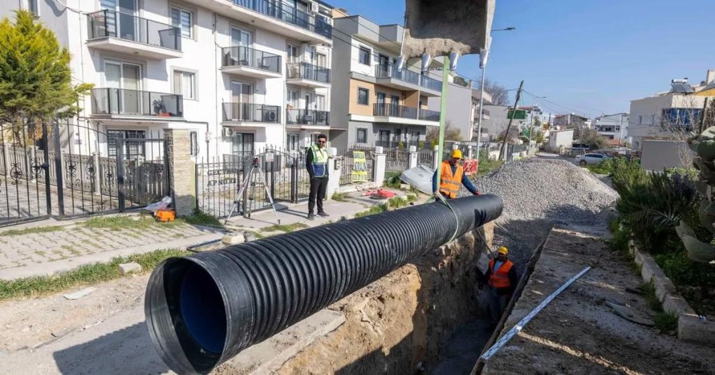 İzmir’in Yağmuruna Hazır: Urla’da 9,3 Kilometrelik HDPE Yağmur Suyu Hattı ile Taşkınlar Tarih Oluyor