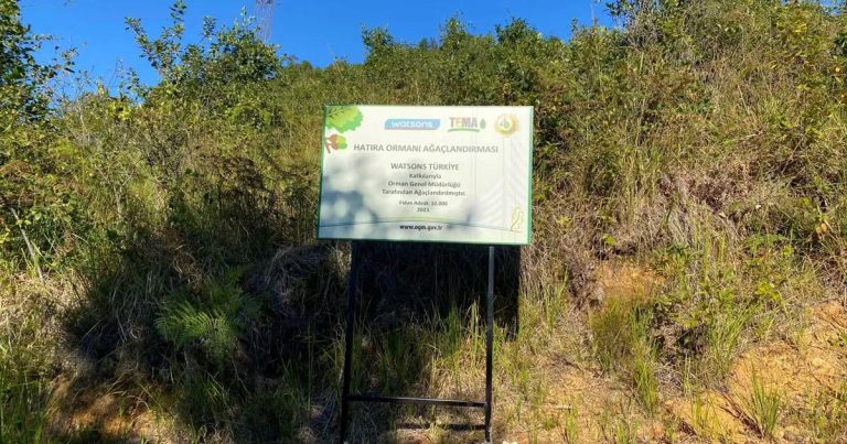 Watsons İyilik Hareketiyle 500 Bin Fidanlık Dayanışma ve 1 Milyon Fidan Hedefi