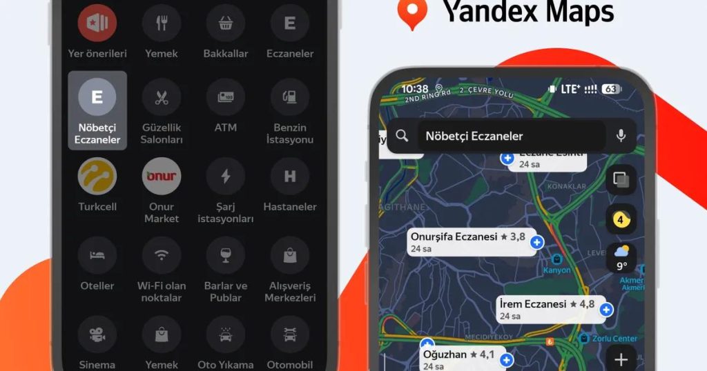 Yandex Maps ile Nöbetçi Eczaneler Artık Dakikalar İçinde Elinizin Altında