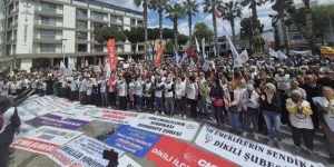 Dikili Bölge Mitinginde Emeklilerden Sefalet ve Yaşam Hakkı Talepleri