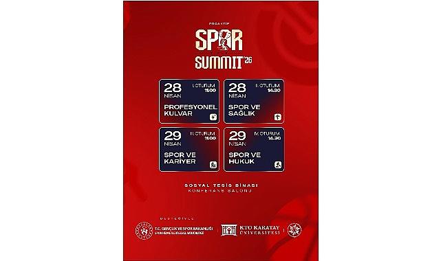 Geleceğin Spor Ekosistemini Şekillendiren Proaktif Spor Summit’26: Gençlik, Üniversite ve Zirvedeki İş Birliği
