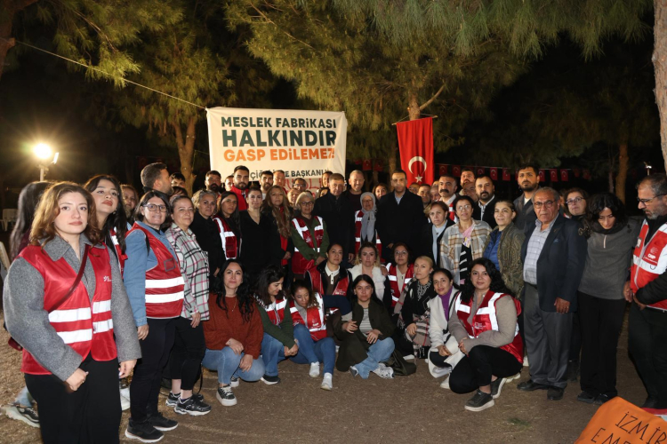 Mülkiyeti Belediye, Halk İçin Direniş: Meslek Fabrikası Önünde Nöbetler 8. Günde Devam Ediyor