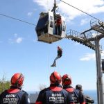 Ordu’da Teleferik Tatbikatı: Ekipler Halatlarla Kaynakları Aşarken Senaryoya Gerçeklik Katan Müdahale