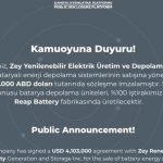 YEO Teknoloji ve Zey Yenilenebilir Elektrik Üretim ve Depolama A.Ş. Arasındaki Batarya Depolama Sözleşmesi: Üretim Kapasitesi ve Uygulama Stratejileri