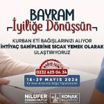 Bayram Dayanışmasıyla Konak’ın Sofraları Şenleniyor: İyilik Bu Yıl da Büyüyor ve Paylaşımla Herkese Ulaşıyor