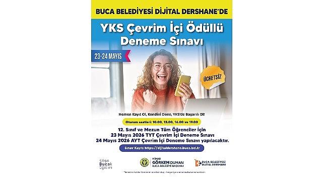 Buca’nın Dijital Dershane Ödüllü Deneme Sınavlarıyla Eğitimde Güç Birliği: Gençler İçin Ücretsiz Fırsat ve Başarıya Giden Yol