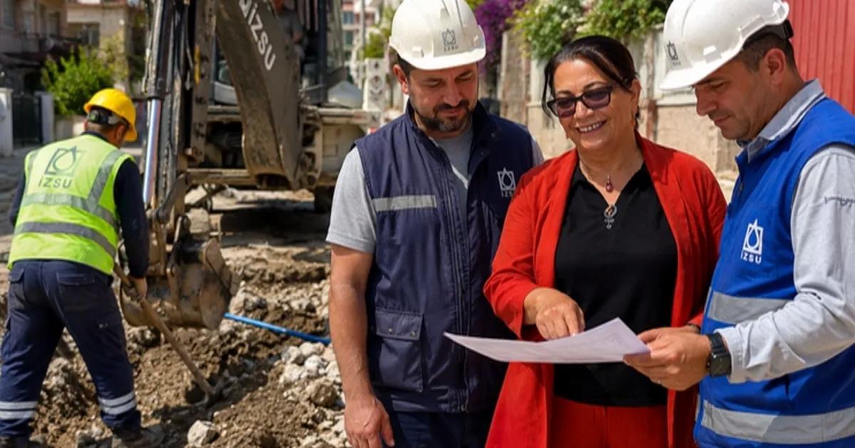 İzmir’de Devrim Mahallesi’nde Altyapı ve İnternet İçin Hızlı ve Koordine Çalışma Hareketliliği