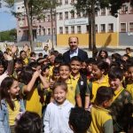 Meram Selçuk İlkokulu’nda Sıcak Görüşme: Altay’dan Öğrencilere Hızlı ve Samimi Minik Sohbetler
