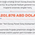 Smart Güneş Teknolojileri: Yerli Üretimle Güneş Paneli Satış Sözleşmesi ve Entegre Üretim Kapasitesi
