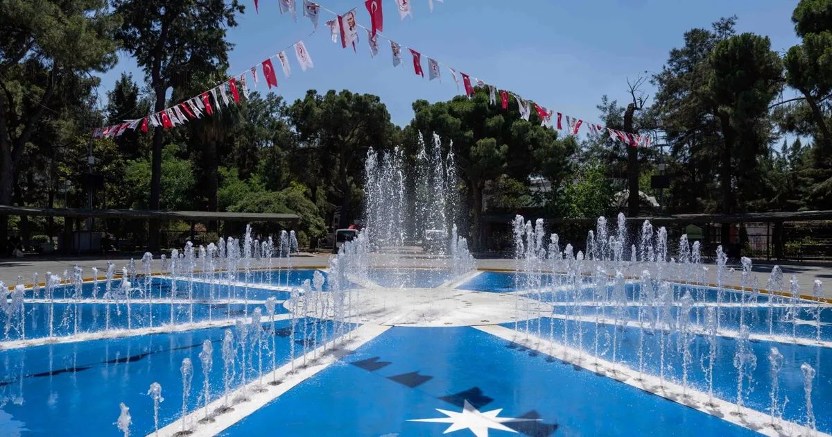 Bornova’nın Büyük Parkı Yenilendi: Kuzey Yıldızı ile Işıldayan Kuru Havuz