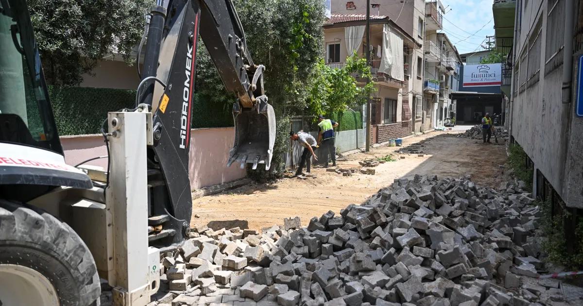 Çamdibi’nde Kilit Parke Taşlarıyla Gelen Değişim: Yol ve Altyapı Projeleriyle Daha Güvenli Bir Bornova