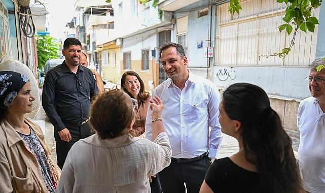 Çamdibi’nde Yenilenen Yollar, Güvenli Sokaklar ve Sineklerle Mücadelede Öncü Adımlar: Ömer Eşki’nin Mahalle Ziyaretleri