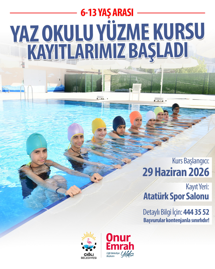 Çiğli’de Yaz Coşkusu: Kurslarla Yetenekleriniz Parlıyor, Yeni Başlangıçlar Sizleri Bekliyor