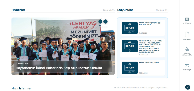 Dijital Dönüşümün Kapısını Aralayan Yeni Belediye Web Sitesi: Sadelik ve Hızlı Erişimle Hizmet Kalitesini Yükseltiyor