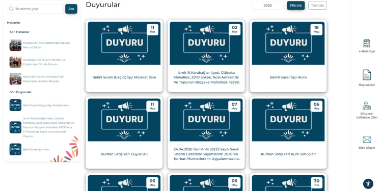 Dijital Dönüşümün Kapısını Aralayan Yeni Belediye Web Sitesi: Sadelik ve Hızlı Erişimle Hizmet Kalitesini Yükseltiyor