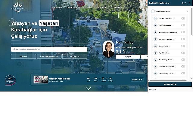 Dijital Dönüşümün Yeni Kapısı: Karabağlar Belediyesi Web Sitesi Yenilenmesiyle Hizmette Devrim