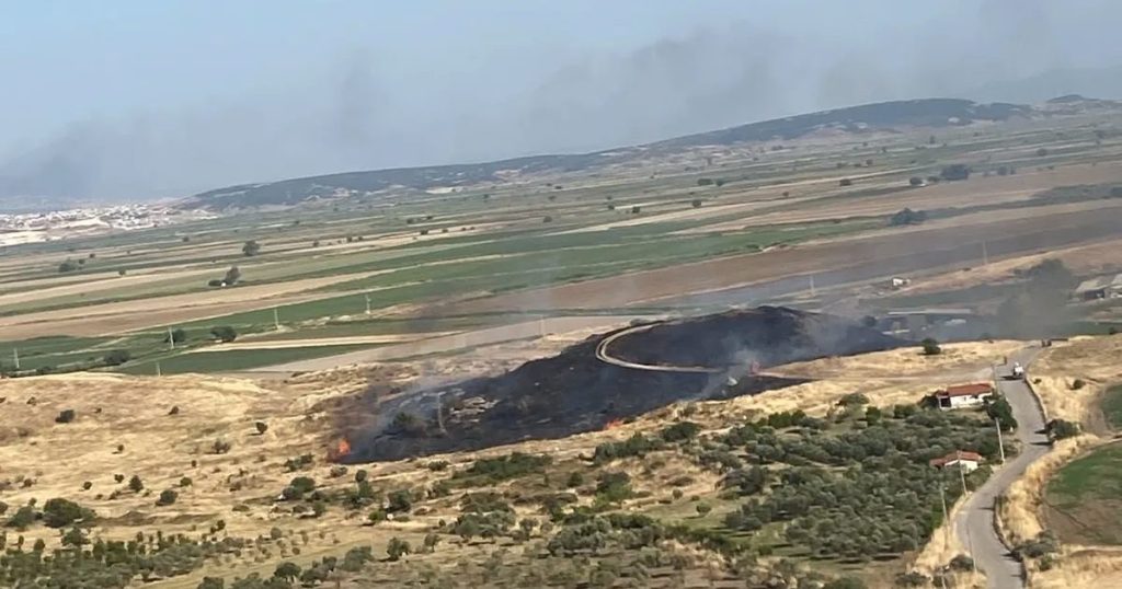 Foça Yangınına Anlık Zafer: Hızlı Müdahale ile Alevler Evlerimize Sırtını Dönüyor