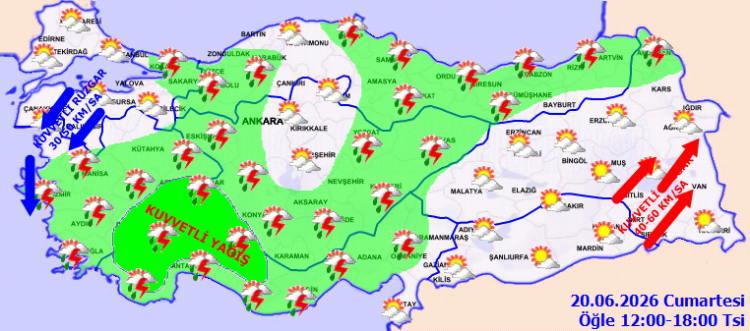 İşte Bugünün Hava Durumu: Yağışlı Bir Gün İçin Uyarılar ve Bölgesel Gözlemler