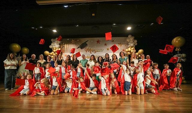 Karşıyaka’nın Göz Kamaştıran Mezuniyet Töreni: Anaokulu ve Oyun Odalarından Öğrenciler, Yeni Yola Hazır