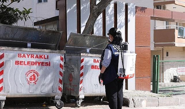 Sıcak Günlerde Sağlık İçin Hızlı Adımlar: Bayraklı’da İlaçlama Seferberliği ve Halkla Buluşma