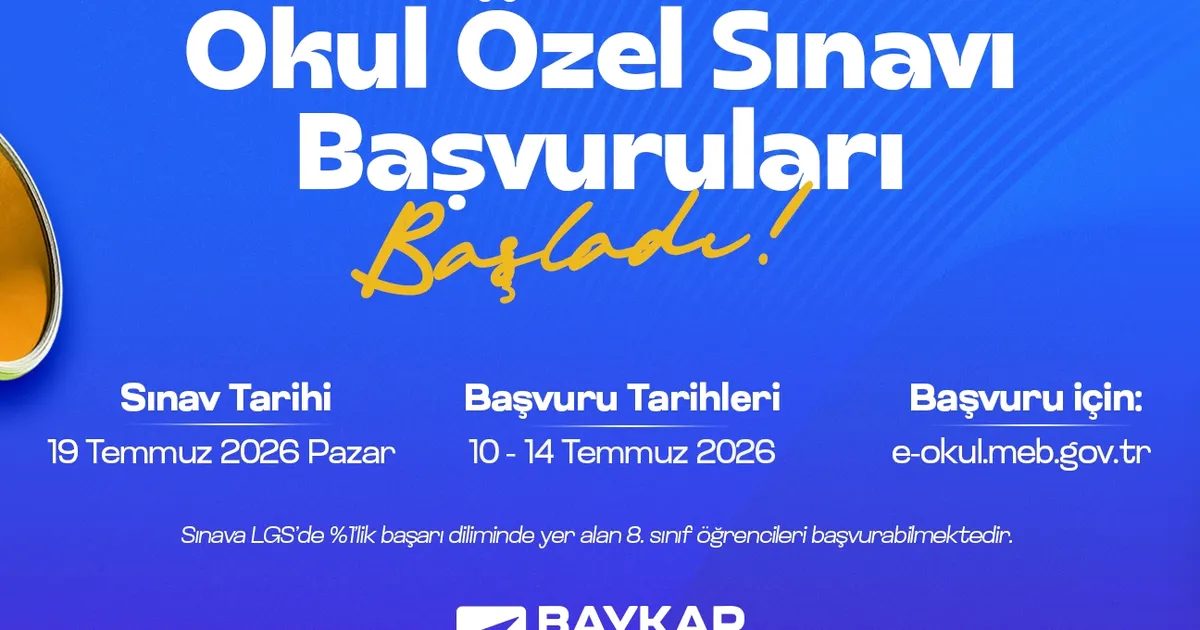 Baykar Fen Lisesi’ne Yükselen Yetenekler: 1%’lik Başarı Diliminden Özel Sınav Şansı