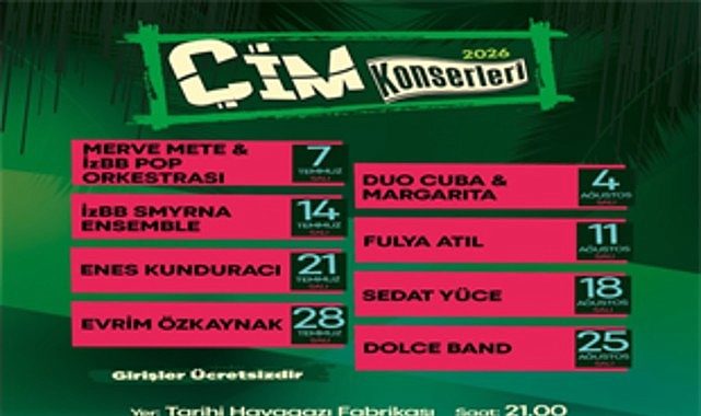 Çim Konserleri: Şehrin Yeşil Sahnesinde Ritmin Yükselişi, Gecenin Altın Işığıyla Buluşuyor