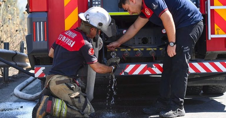İzmir’de Ormanlık Alanda Başlayan Yangın Kontrol Altına Alınıyor: Ekipler Hızla Müdahale Etti