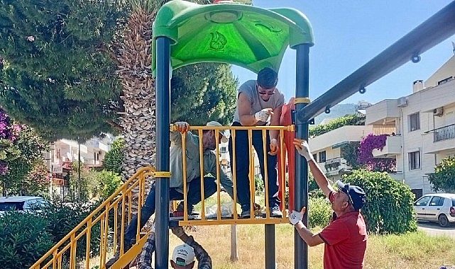 Sahil Bölgede Oyun Grupları Yenilendi: Üç Parkta Renkler Yeniden Hayat Buldu ve Mahalleler Kaynaştı
