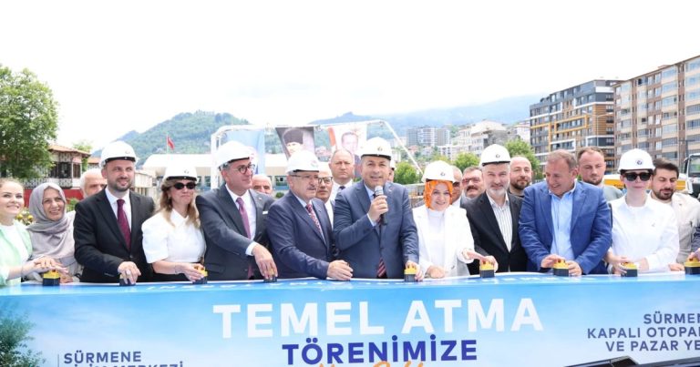 Sürmene’nin Gözdesi: Modern Pazar Yeri ve Otopark ile Bayraktar Bilim Merkezi’nin Temeli Atıldı