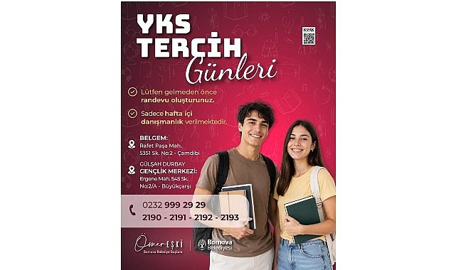 Ücretsiz YKS Tercih Desteğiyle Geleceğini Şekillendir: Bornova Belediyesi Gençlere Kapılarını Açıyor