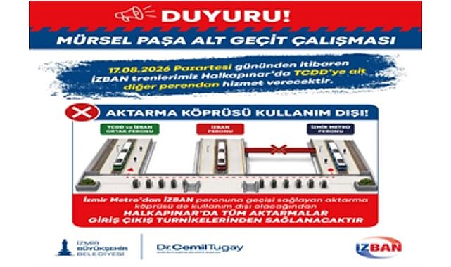 Halkapınar’da Yeni Soluk: Mürselpaşa Alt Geçidi Projesi ile Şehrin Trafiğine Nefes ve İZBAN-Metro Entegrasyonu Yeniden Tanımlanıyor