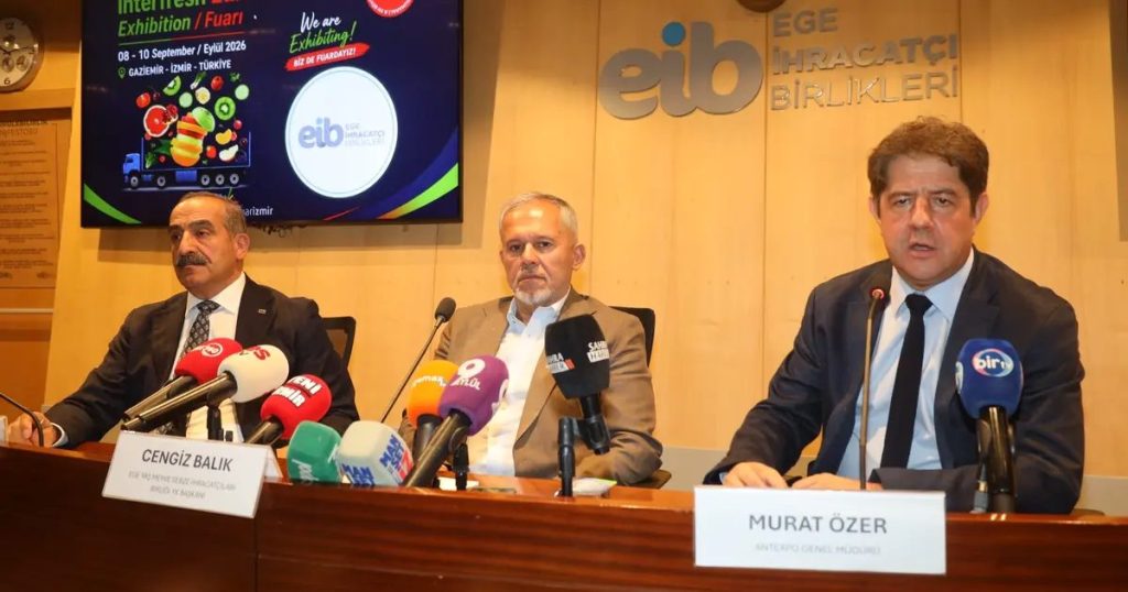Uluslararası Interfresh Eurasia İzmir’de Büyüyor: Yaş Meyve Sebze Sektörü Dünya Pazarlarına Yeni Kapılar Açıyor