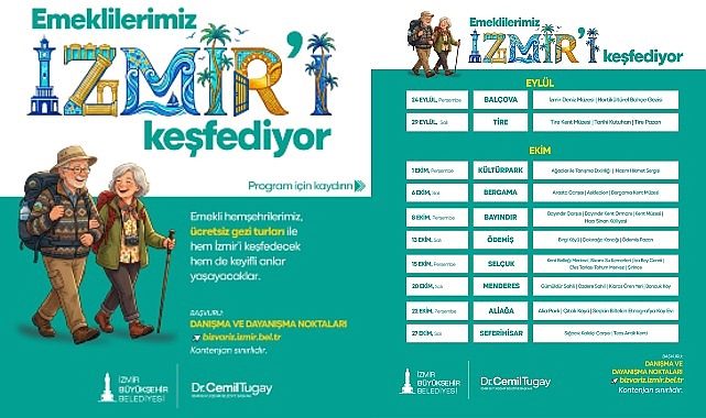 Emekliler İzmir’i Keşfediyor: Şehrin Sırlarını Gönüllü Adımlarla Keşfetmeye Hazır mısınız?