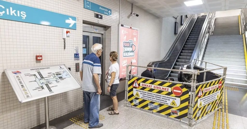 İzmir Metro’da Yoğun Bakım, Hızlı Müdahale ve Yolcu Güvenliği Önceliği: Asansör ve Yürüyen Merdivenler  Tasarruflu ve Kesintisiz Çalışıyor