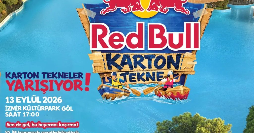 İzmir’de Karton Tekneler İçin Şenlik Başlıyor: Red Bull Karton Tekne Yarışı Sahne ve Su Bileşenleriyle Büyülecek