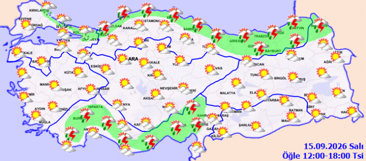 Sarsıntılı Coğrafyada Bugün Hava Sonuçları: Yağışlar ve Sıcaklık Dalgalarıyla Karşınızda Türkiye